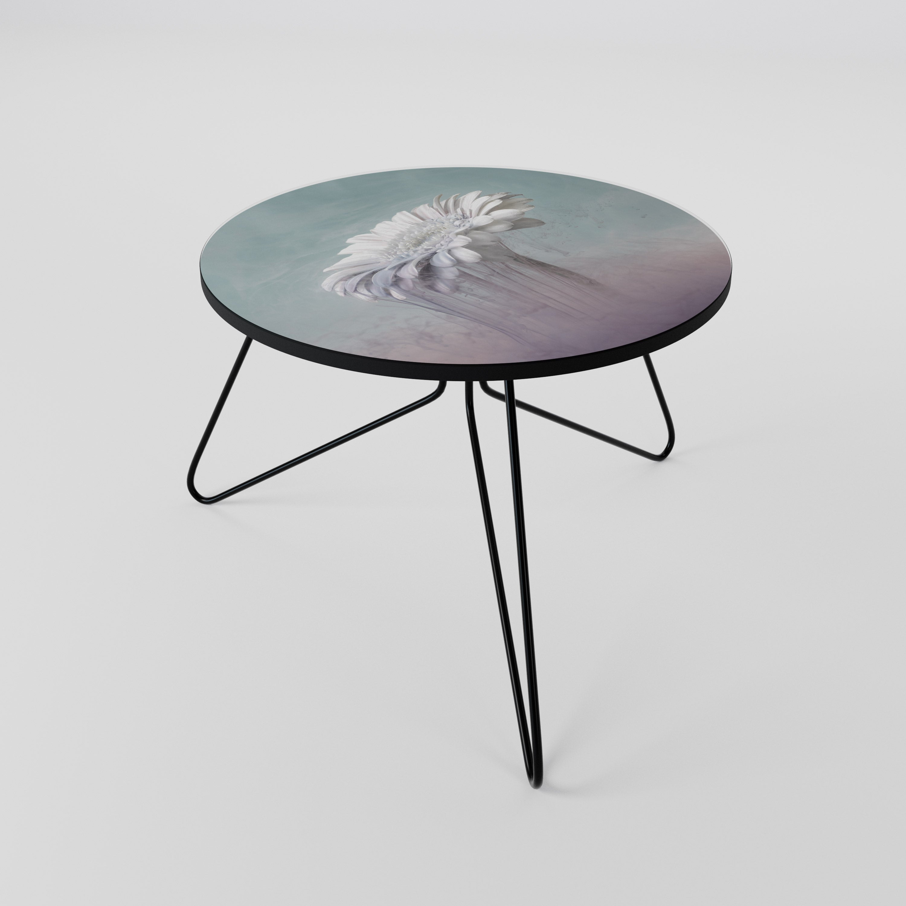 MELTING GERBERA Couchtisch 60
