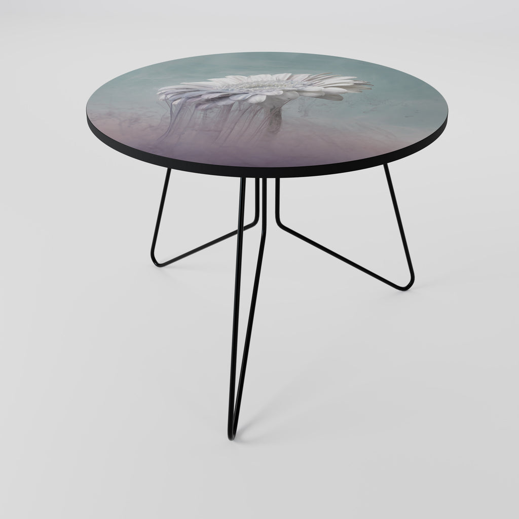 MELTING GERBERA Couchtisch