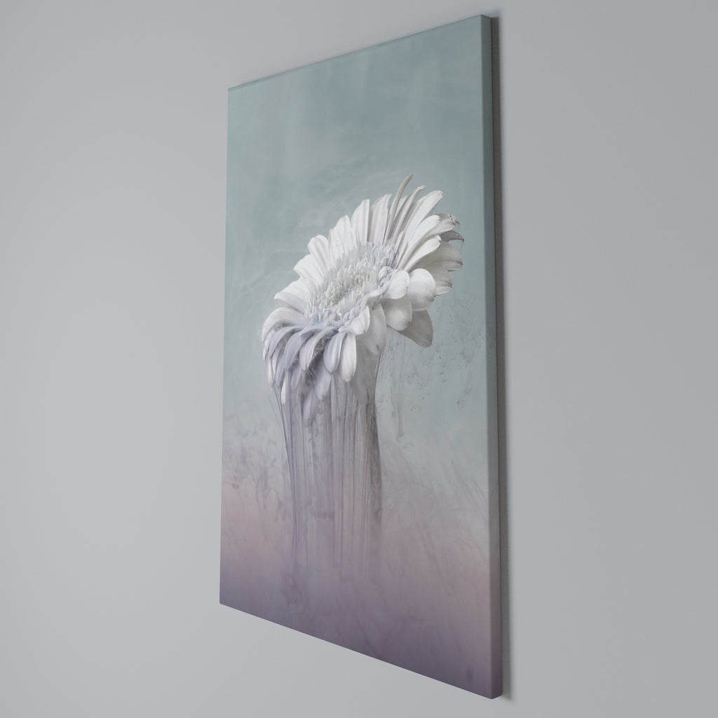 MELTING GERBERA Vertical Canvas Print