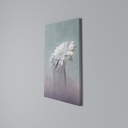 MELTING GERBERA Vertical Canvas Print