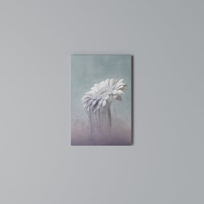 MELTING GERBERA Vertical Canvas Print