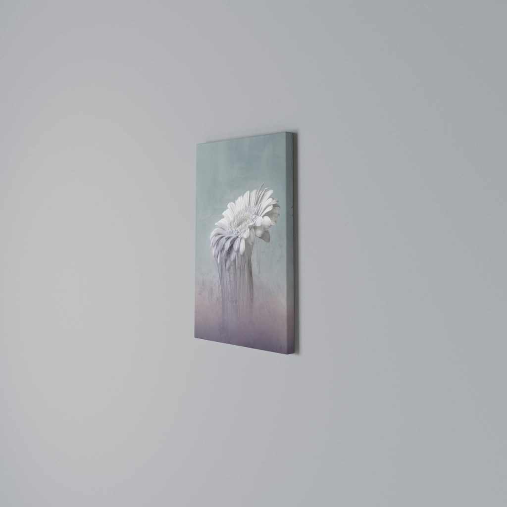 MELTING GERBERA Vertical Canvas Print