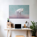 MELTING GERBERA Peel and Stick Horizontal Poster