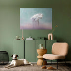 MELTING GERBERA Peel and Stick Horizontal Poster