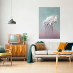 MELTING GERBERA Selbstklebendes Poster - Hochformat