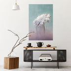 MELTING GERBERA Selbstklebendes Poster - Hochformat