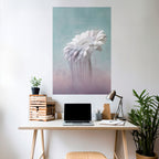 MELTING GERBERA Selbstklebendes Poster - Hochformat