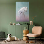 MELTING GERBERA Selbstklebendes Poster - Hochformat