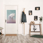 MELTING GERBERA Selbstklebendes Poster - Hochformat