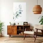 AQUA LEAF SYMPHONY Selbstklebendes Poster - Hochformat