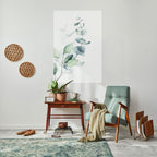 AQUA LEAF SYMPHONY Selbstklebendes Poster - Hochformat