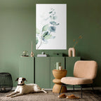 AQUA LEAF SYMPHONY Selbstklebendes Poster - Hochformat