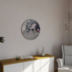 SUBTLE PETAL DANCE Runde Wanddekoration Ø 69 cm