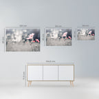 SUBTLE PETAL DANCE Peel and Stick Horizontal Poster