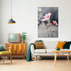 SUBTLE PETAL DANCE Selbstklebendes Poster - Hochformat