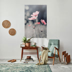 SUBTLE PETAL DANCE Selbstklebendes Poster - Hochformat