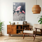 SUBTLE PETAL DANCE Selbstklebendes Poster - Hochformat