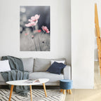 SUBTLE PETAL DANCE Selbstklebendes Poster - Hochformat