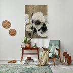 HARMONY IN WHITE Selbstklebendes Poster - Hochformat