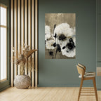 HARMONY IN WHITE Selbstklebendes Poster - Hochformat