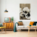 HARMONY IN WHITE Selbstklebendes Poster - Hochformat