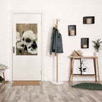 HARMONY IN WHITE Selbstklebendes Poster - Hochformat