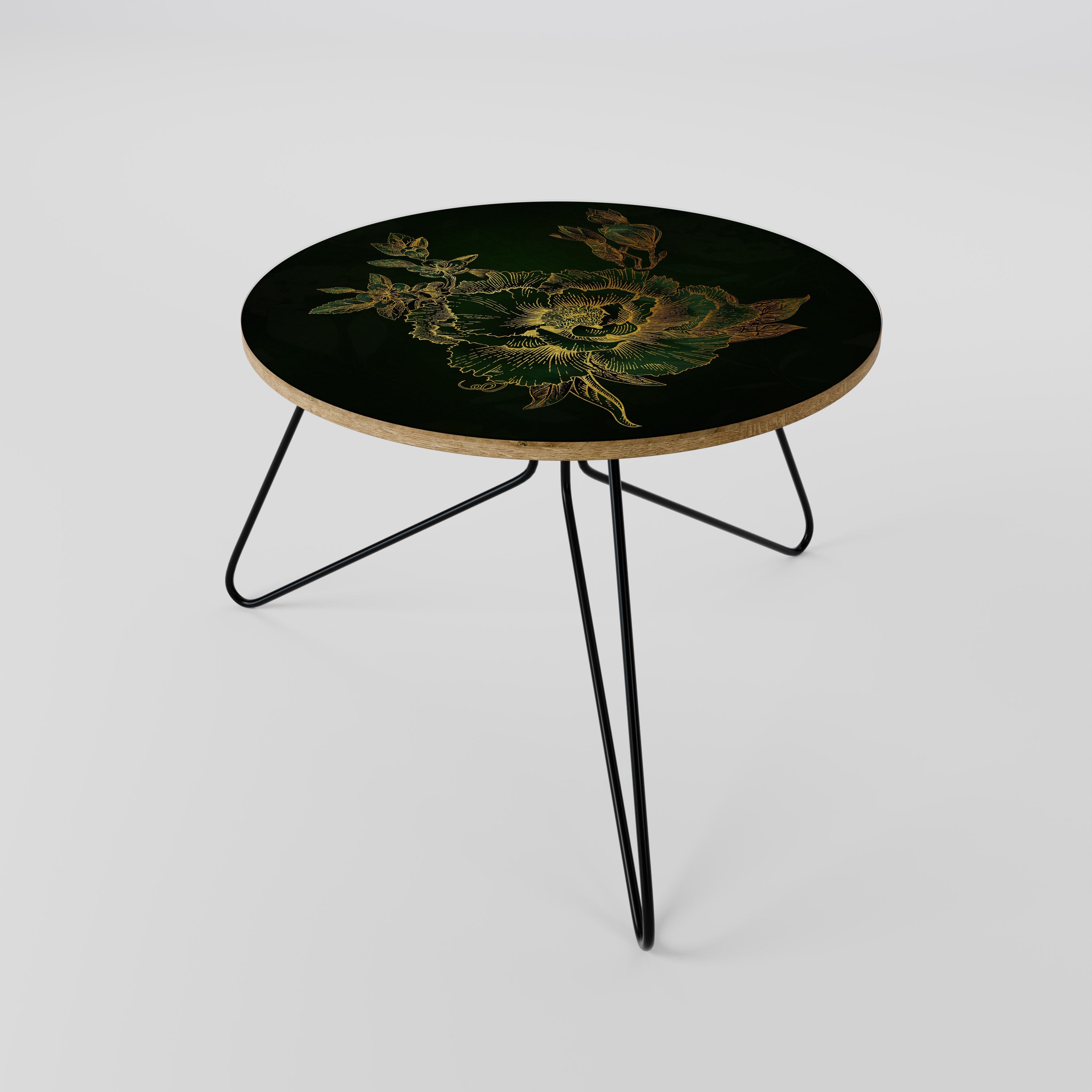 MIDNIGHT FLORAL GLIMMER Couchtisch 60