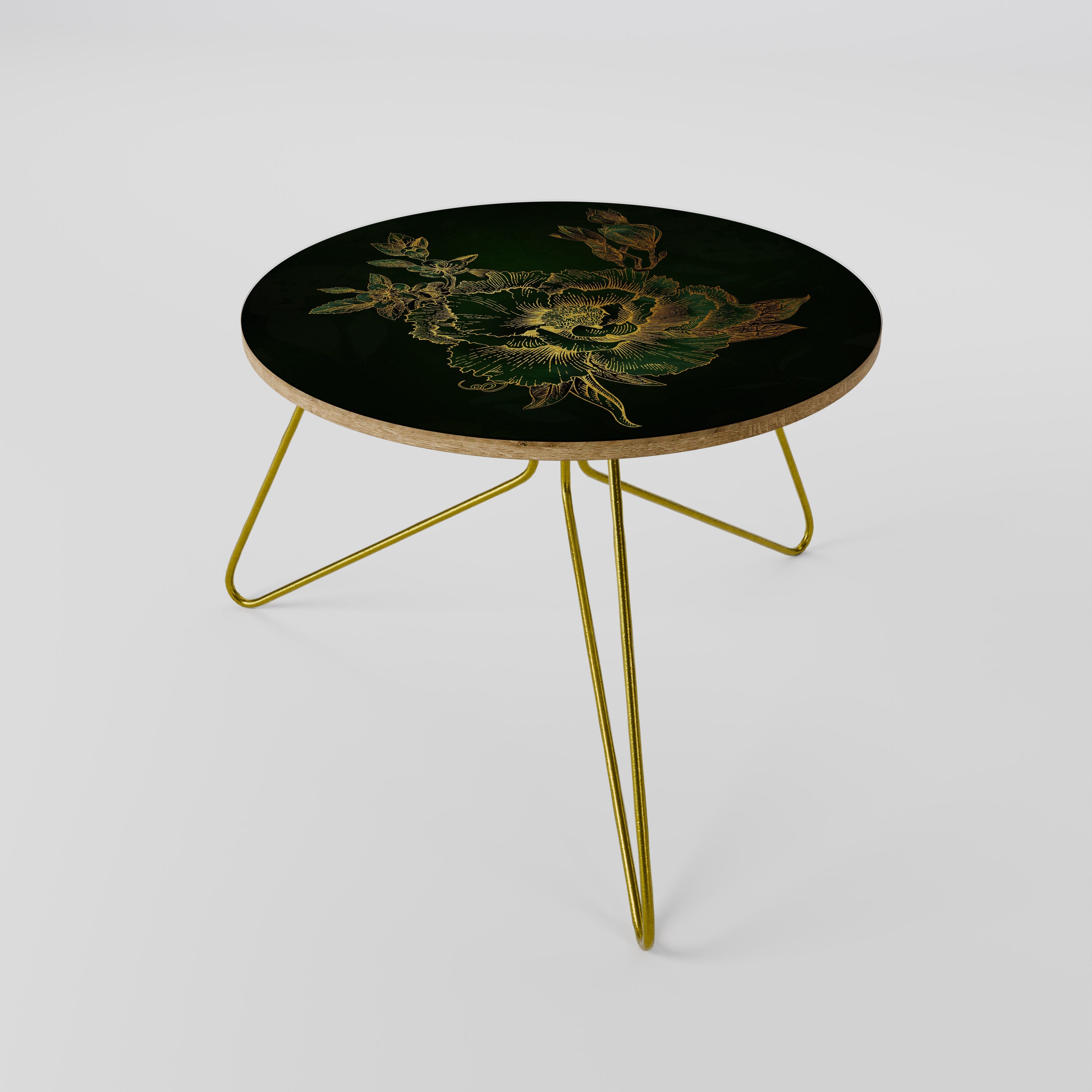 MIDNIGHT FLORAL GLIMMER Couchtisch 60