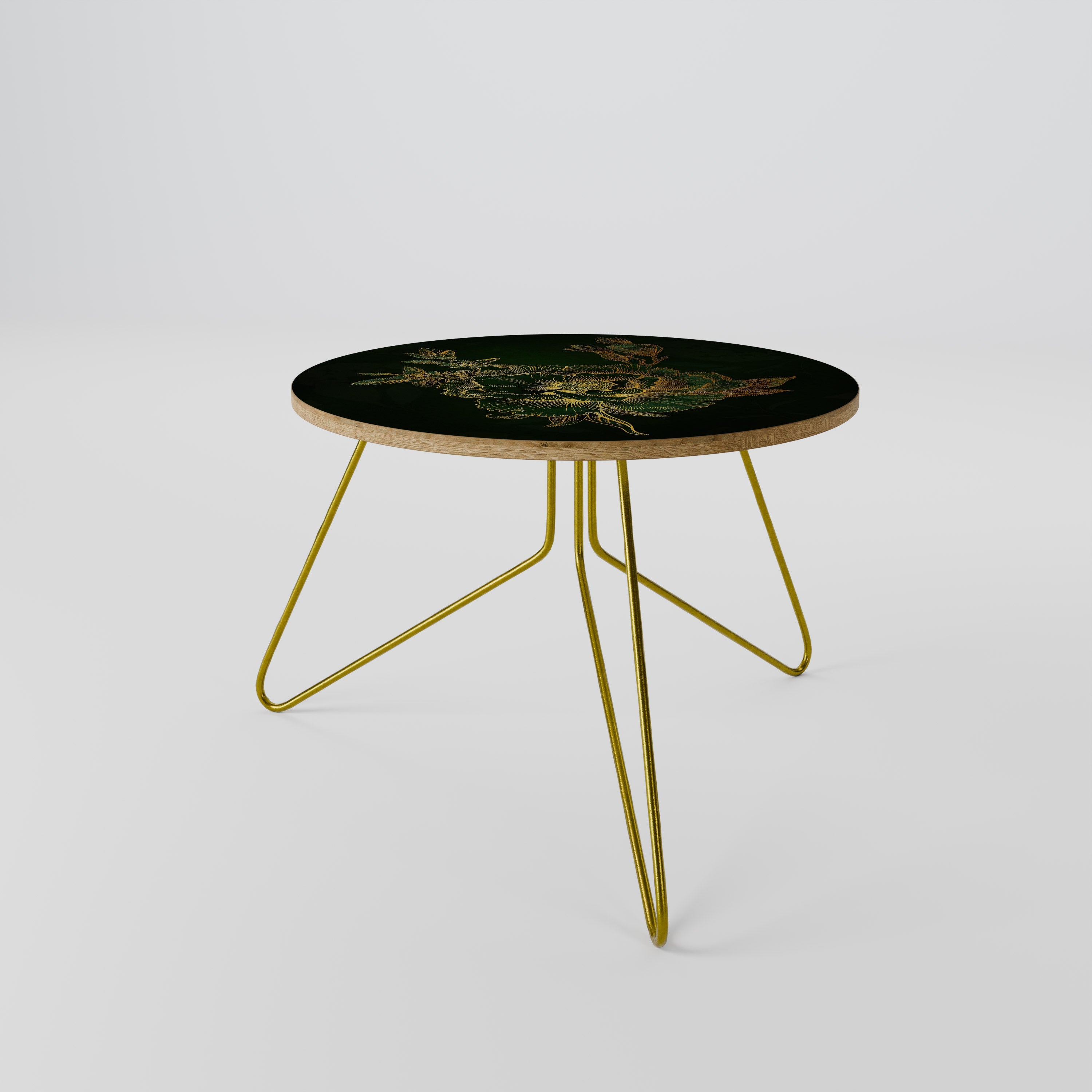 MIDNIGHT FLORAL GLIMMER Couchtisch 60