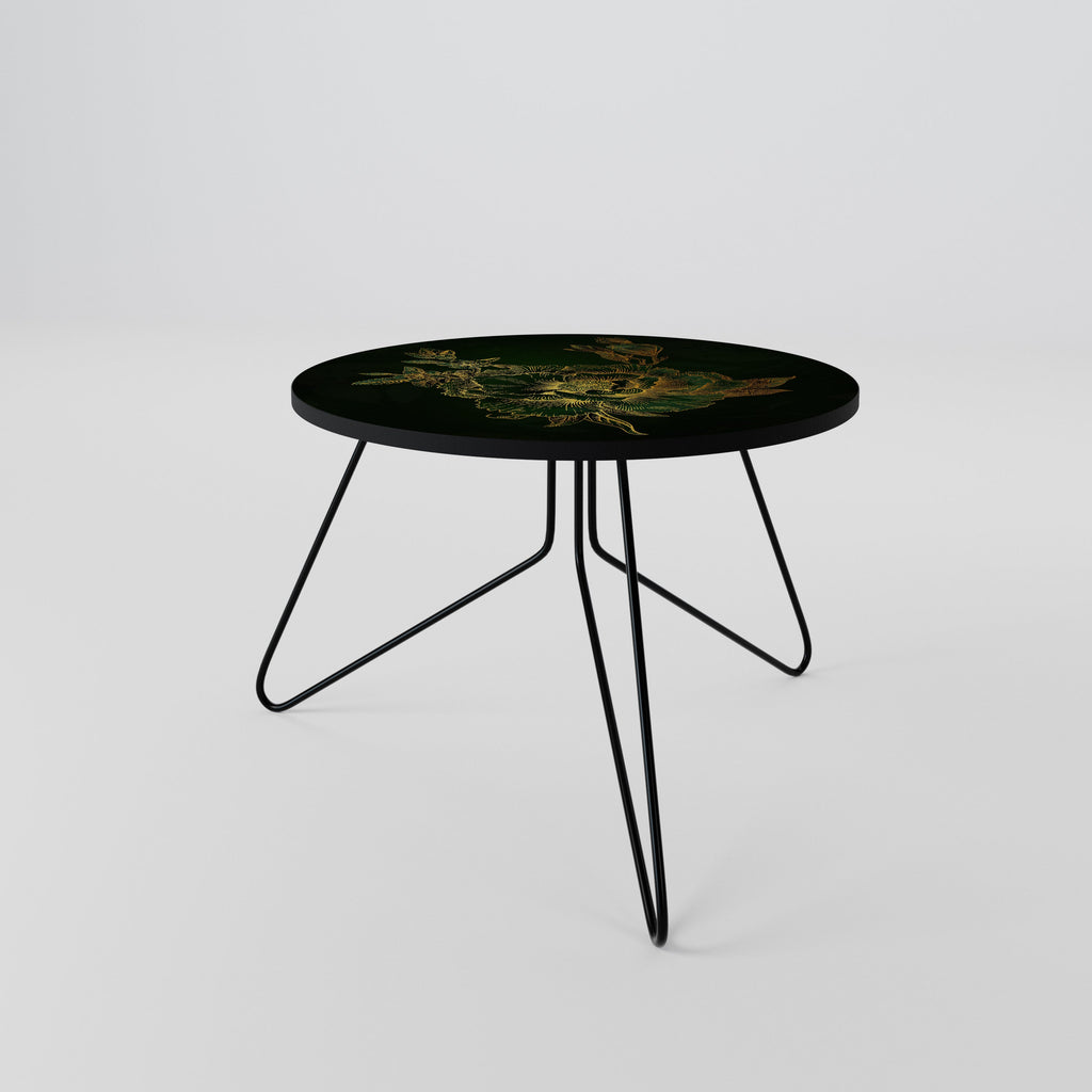 MIDNIGHT FLORAL GLIMMER Couchtisch 60
