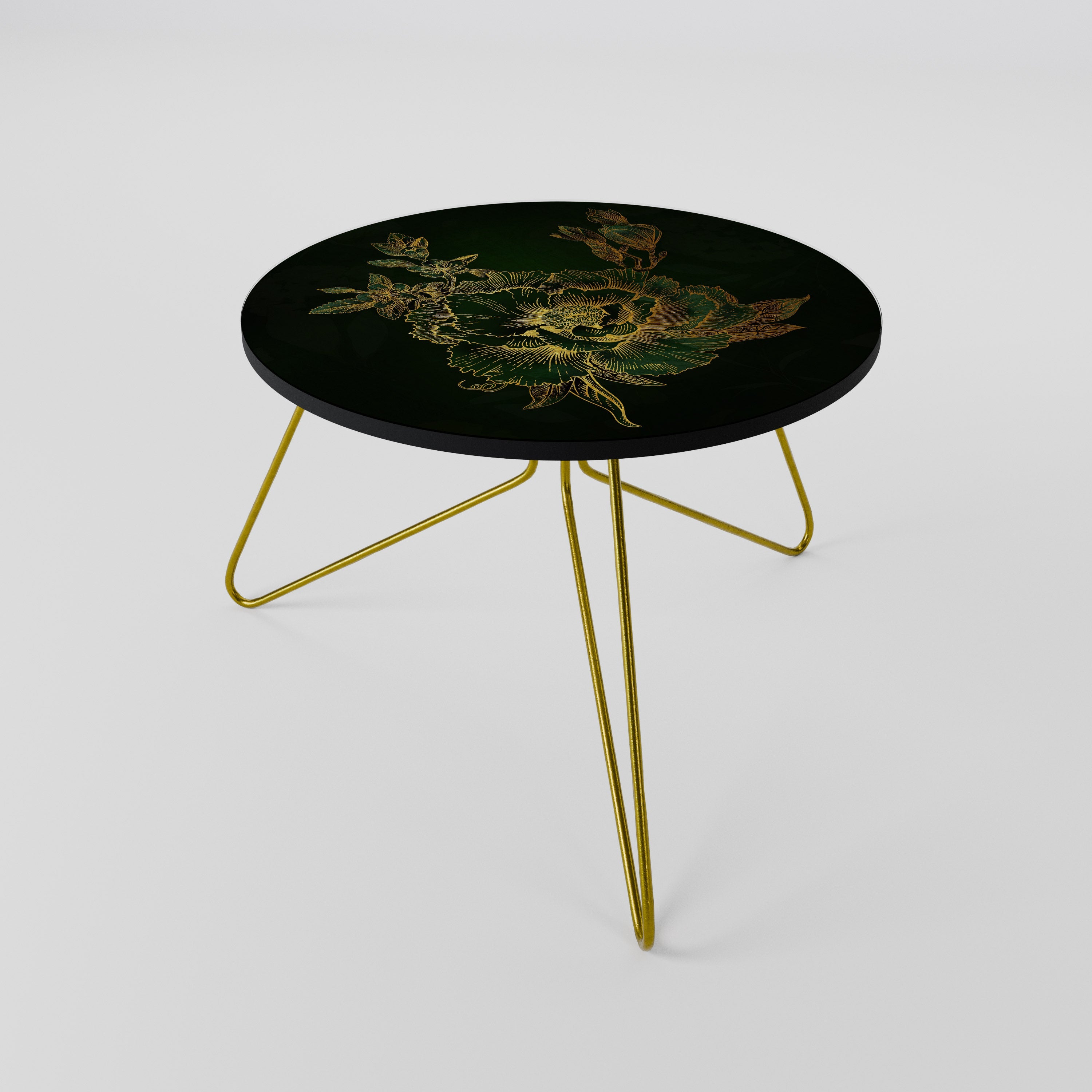 MIDNIGHT FLORAL GLIMMER Couchtisch 60