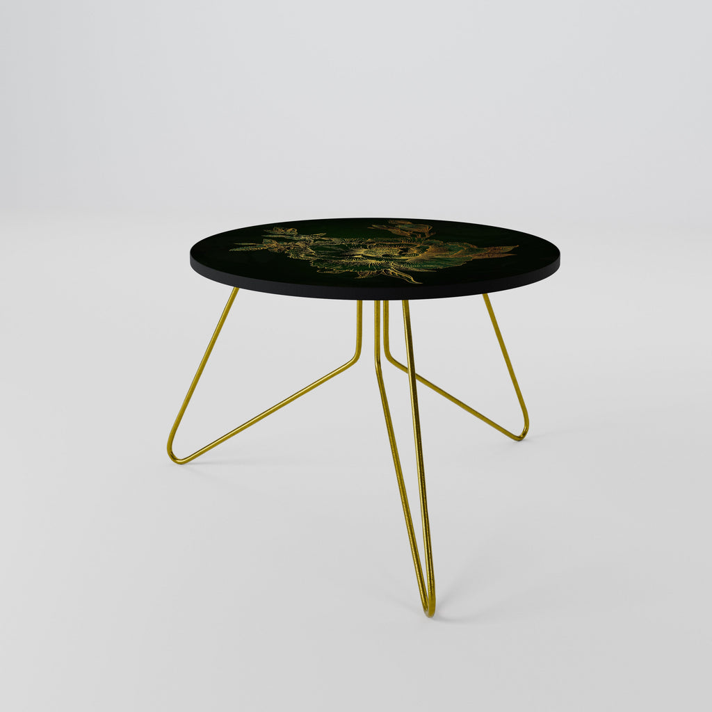 MIDNIGHT FLORAL GLIMMER Couchtisch 60