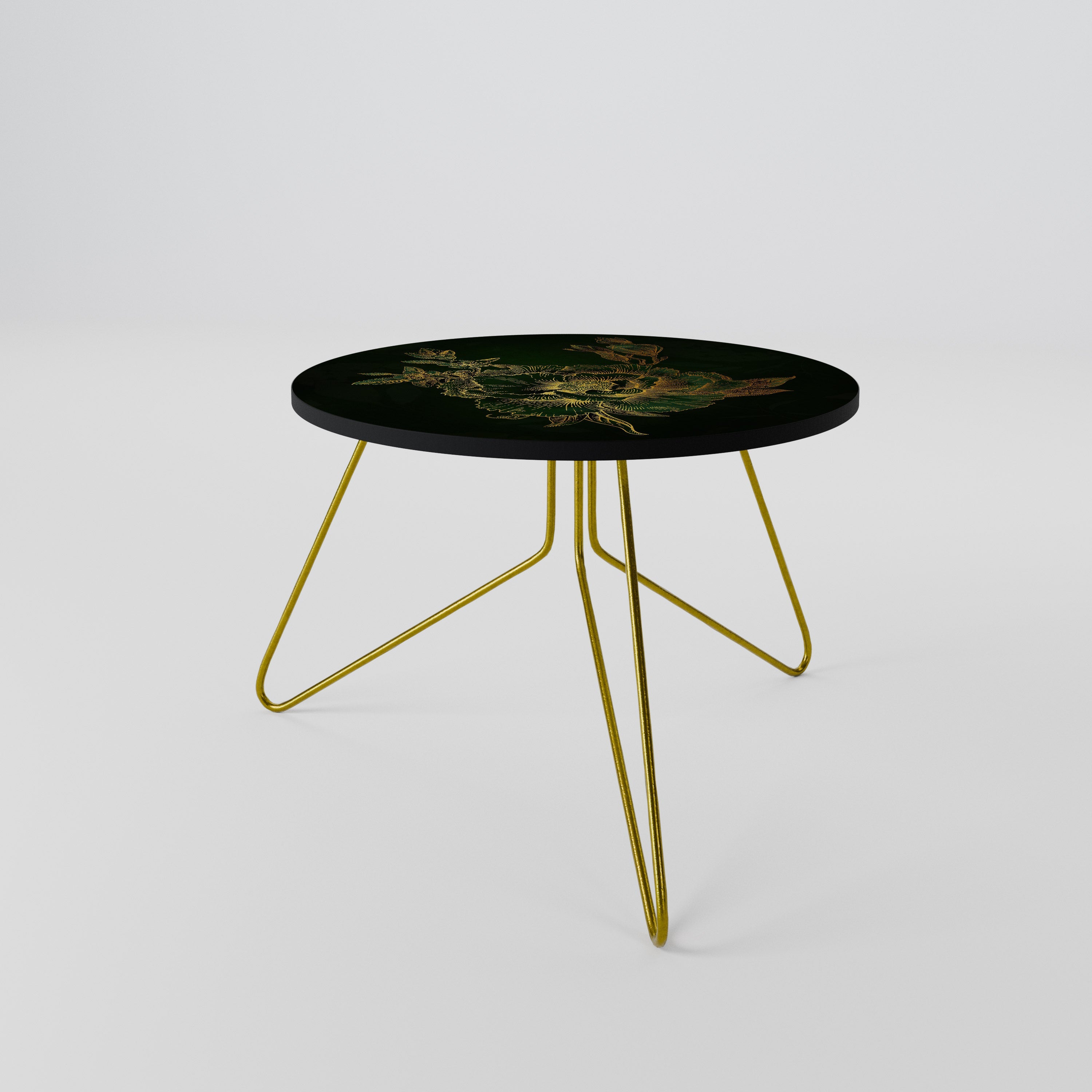 MIDNIGHT FLORAL GLIMMER Couchtisch 60