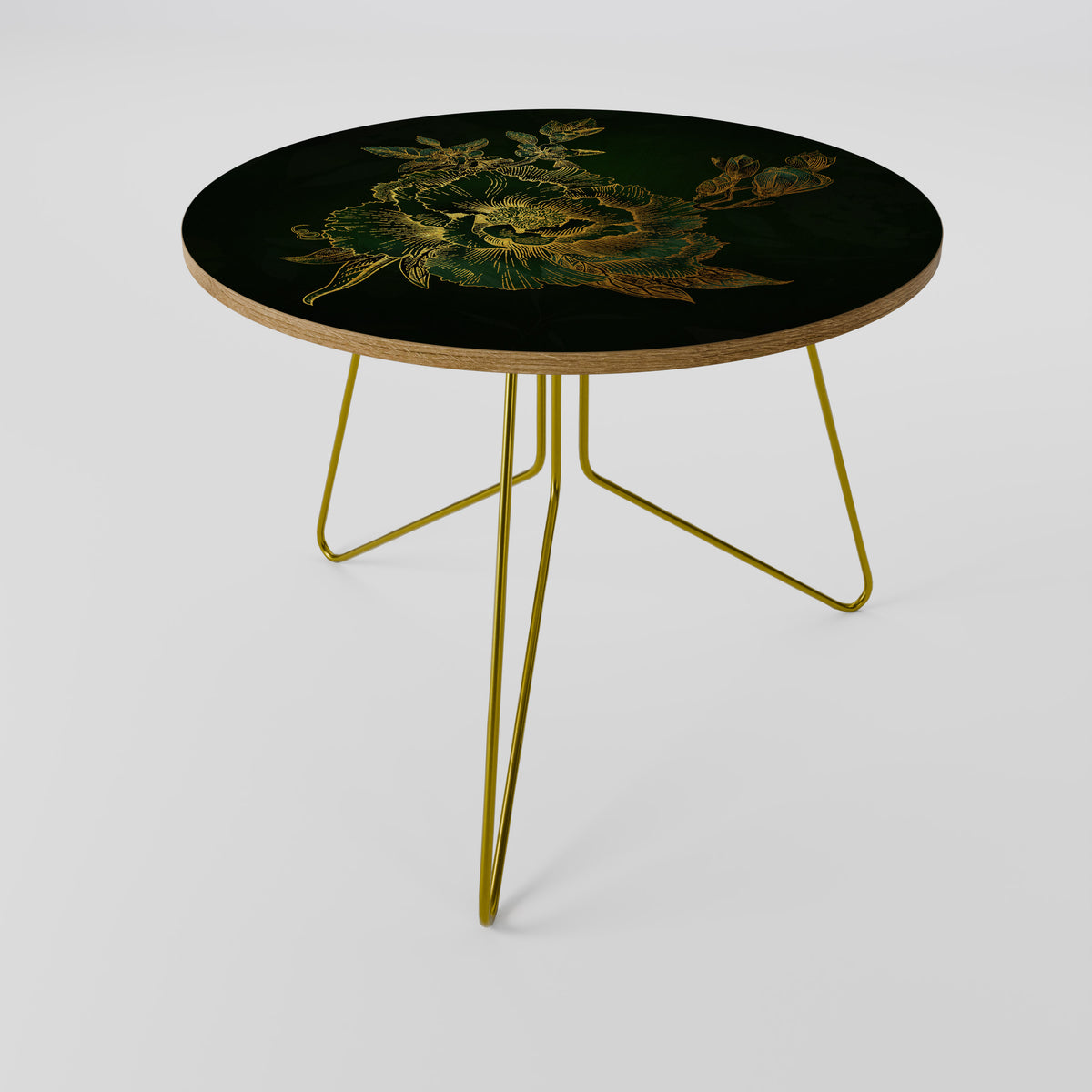 MIDNIGHT FLORAL GLIMMER Couchtisch