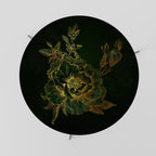 MIDNIGHT FLORAL GLIMMER Couchtisch Ø 69 cm