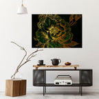 MIDNIGHT FLORAL GLIMMER Selbstklebendes Horizontal-Poster