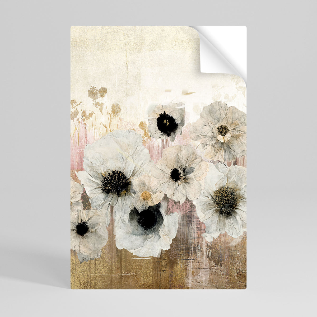 GENTLE VINTAGE HARMONY Selbstklebendes Poster - Hochformat
