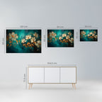 TRANQUIL GARDEN MUSE Peel and Stick Horizontal Poster