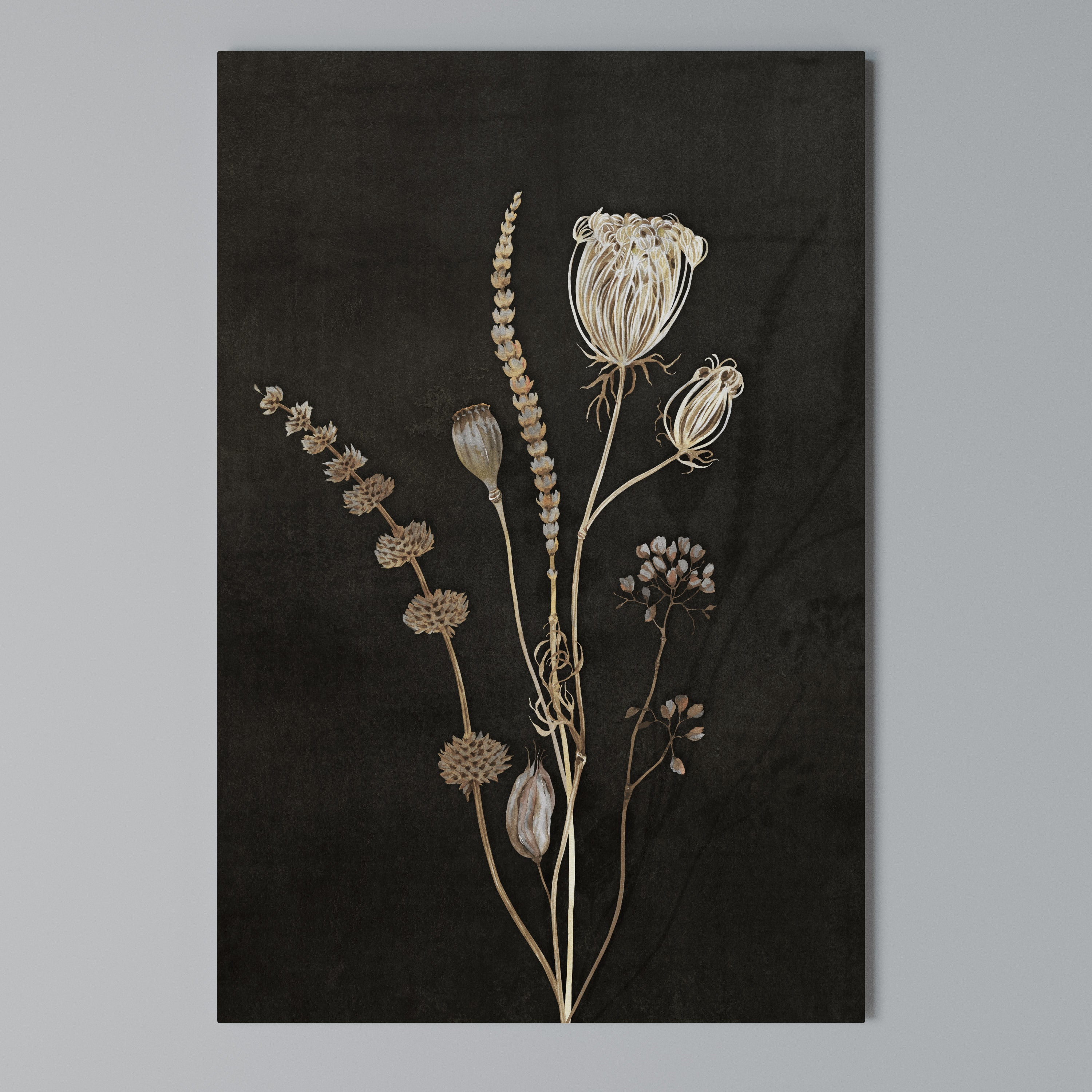 MEADOW ART. Vertical Canvas Print