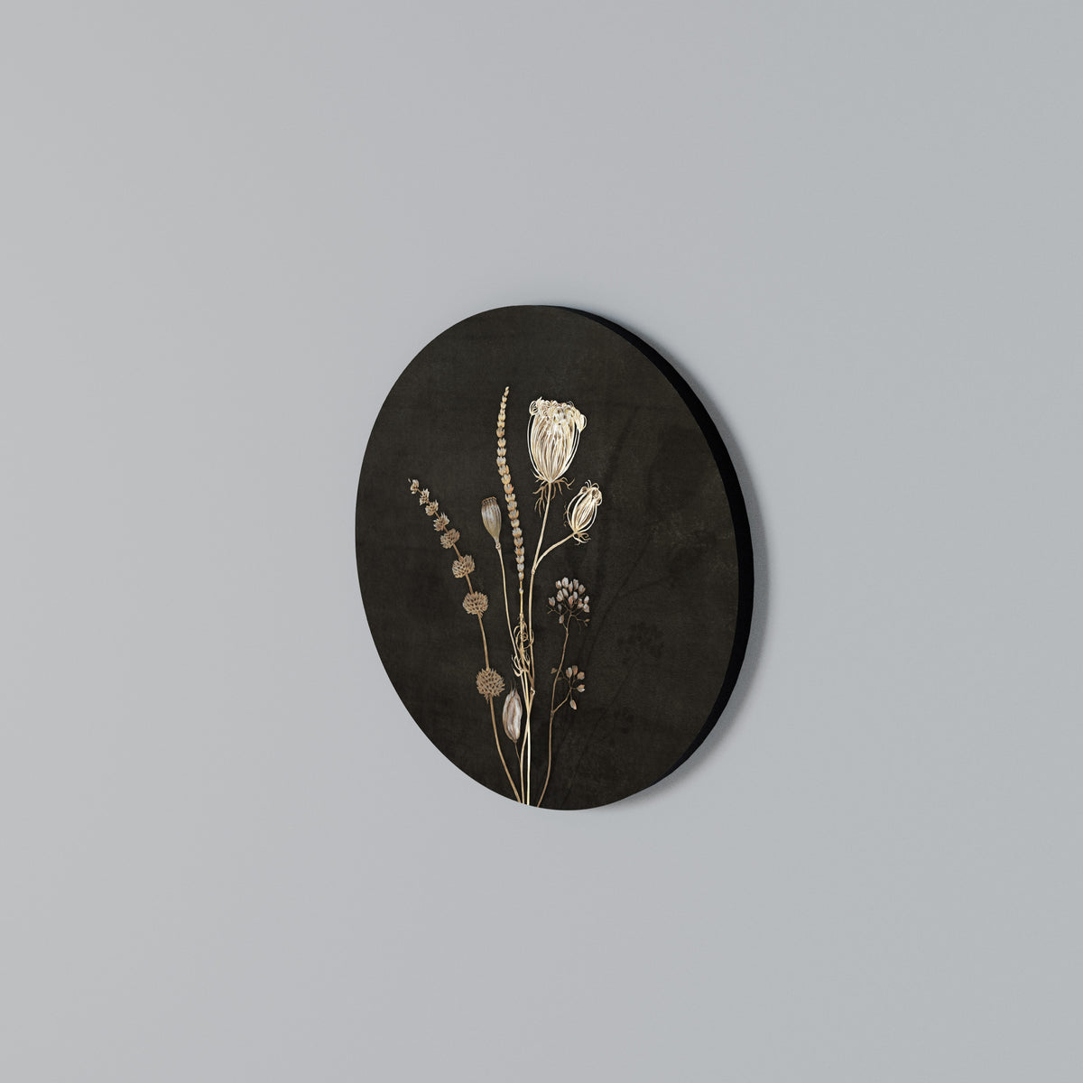MEADOW ART. Rundes Wandbild