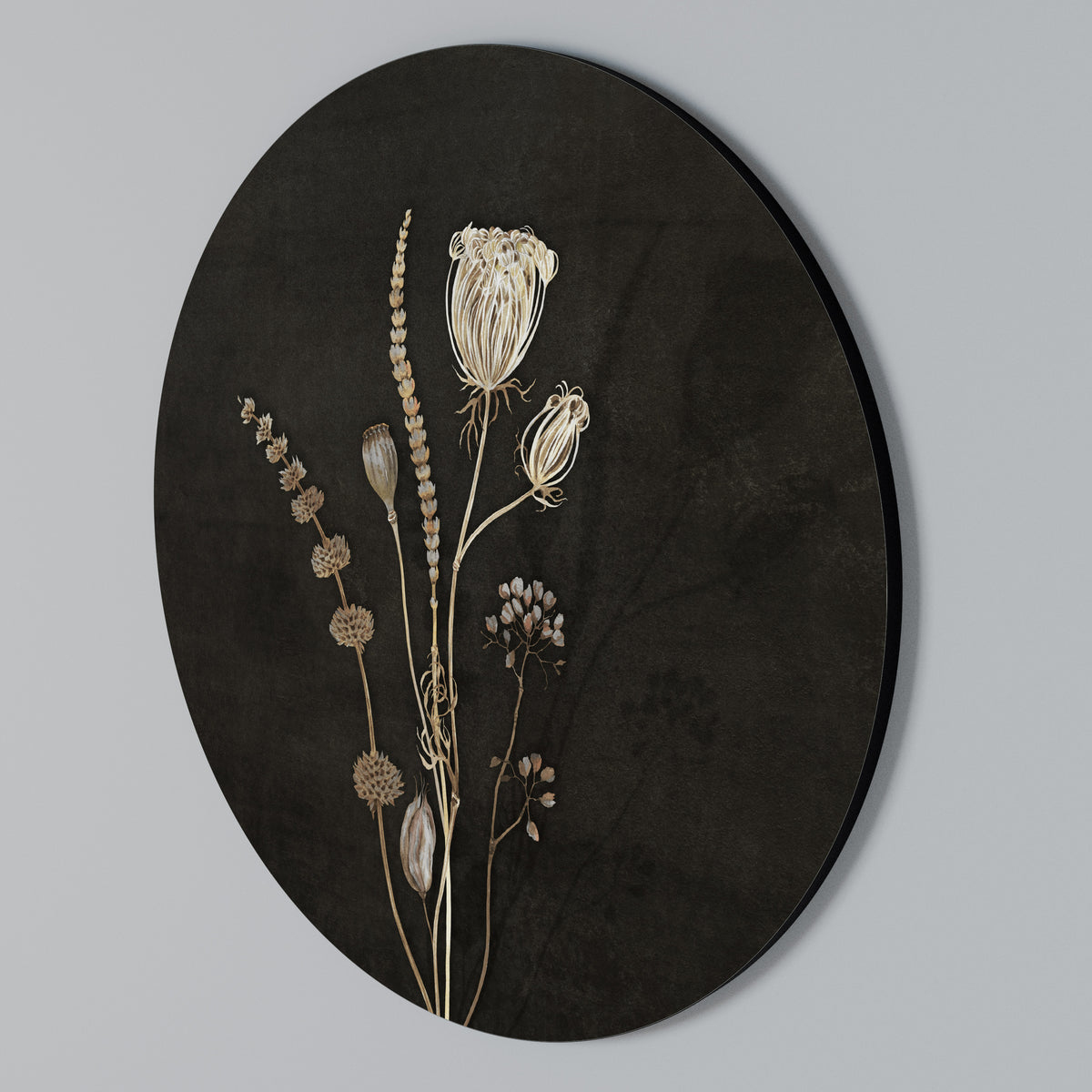 MEADOW ART. Rundes Wandbild