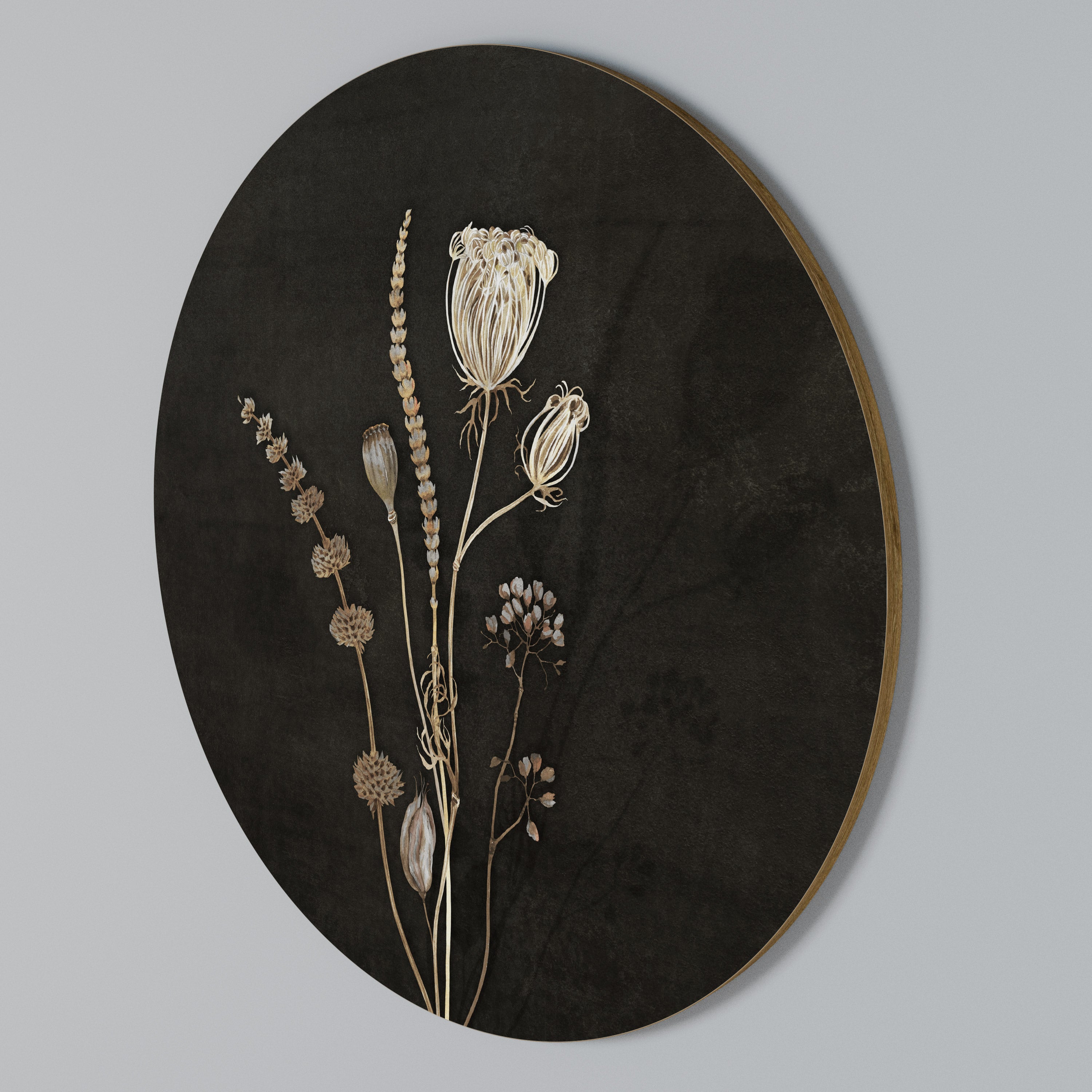 MEADOW ART. Rundes Wandbild