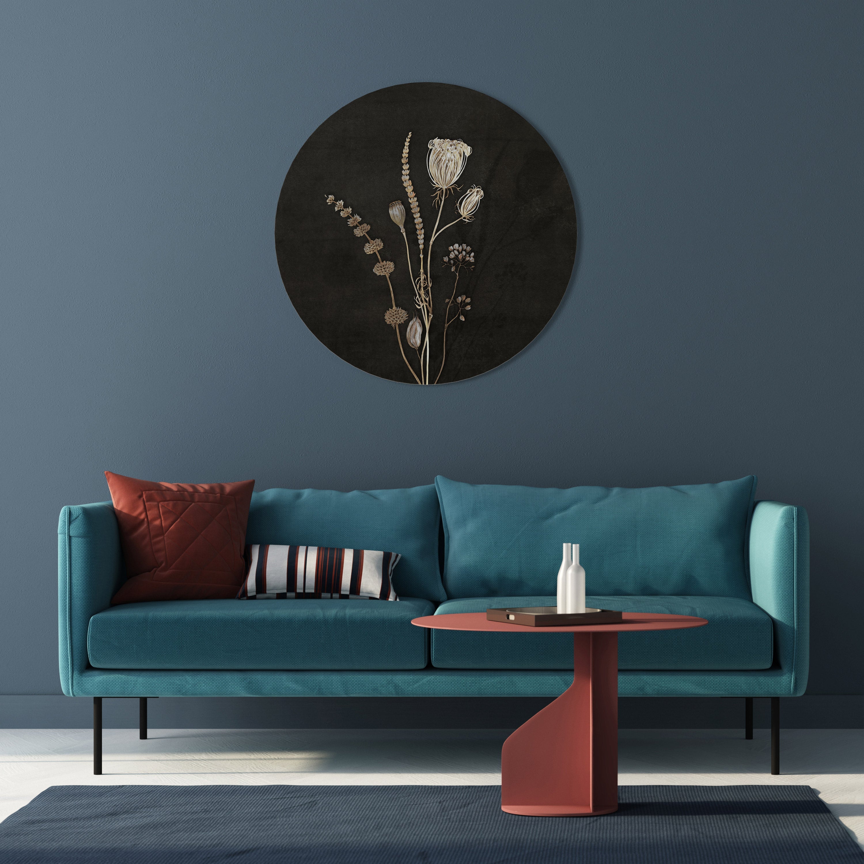 WIESENKUNST. Runde Wandkunst