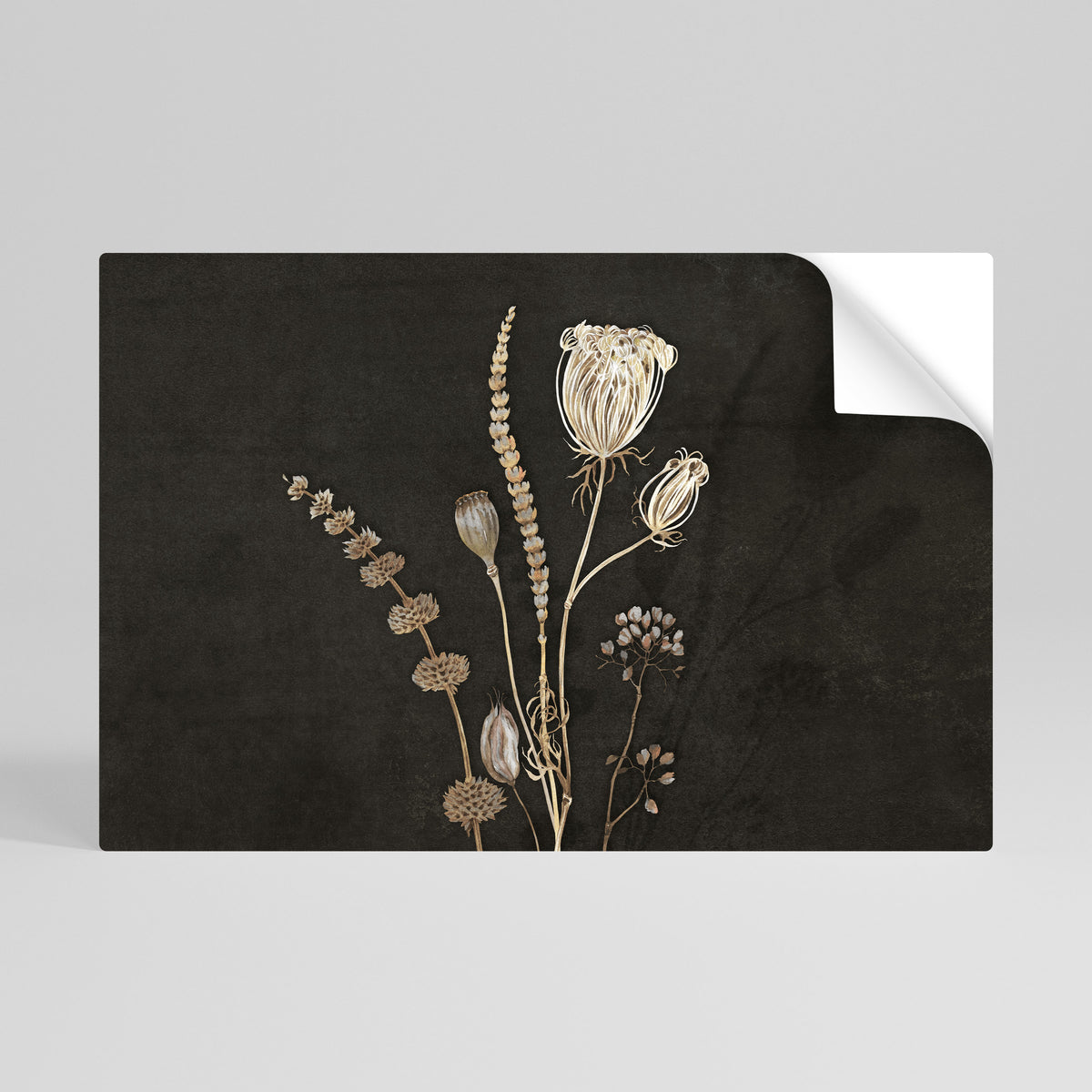MEADOW ART. Selbstklebendes Horizontal-Poster