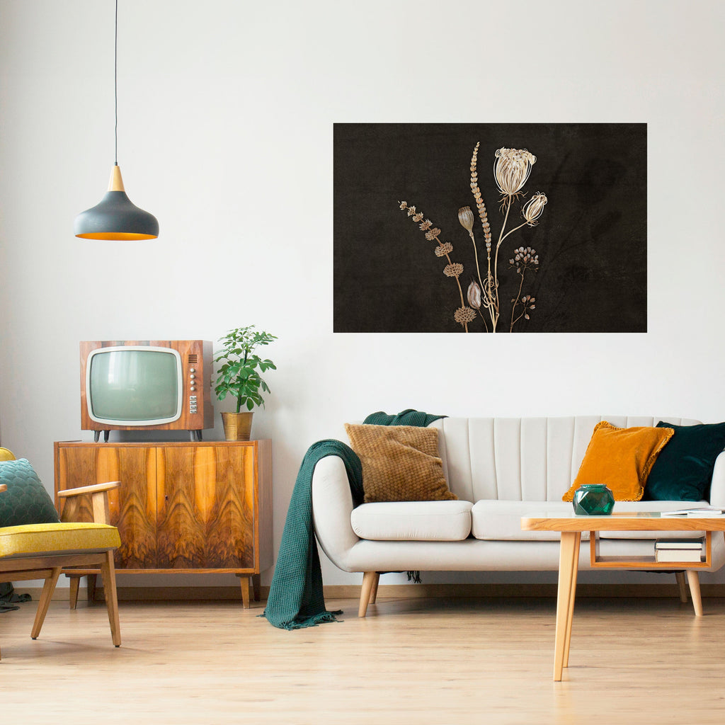 WIESENKUNST. Horizontales Poster zum Abziehen und Aufkleben