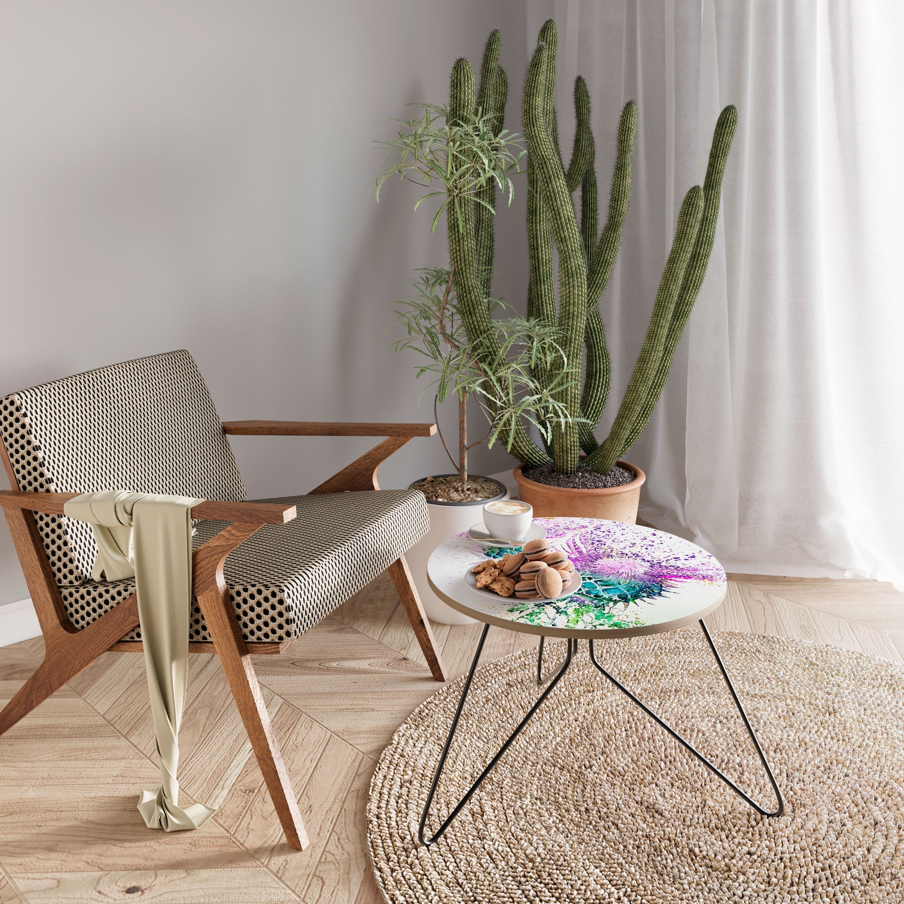BUNTER DISTELTANZ Couchtisch 60