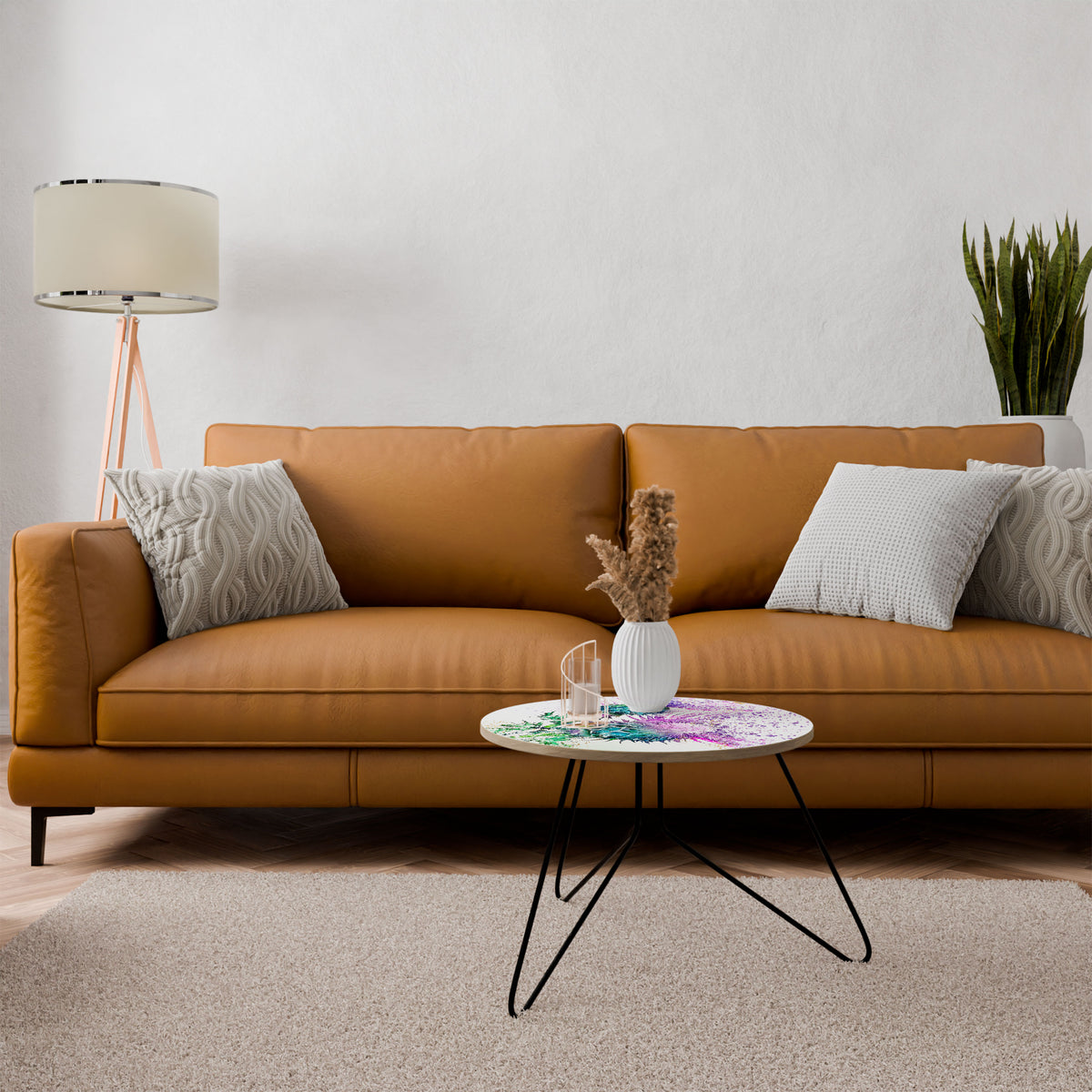 COLORFUL THISTLE DANCE Couchtisch