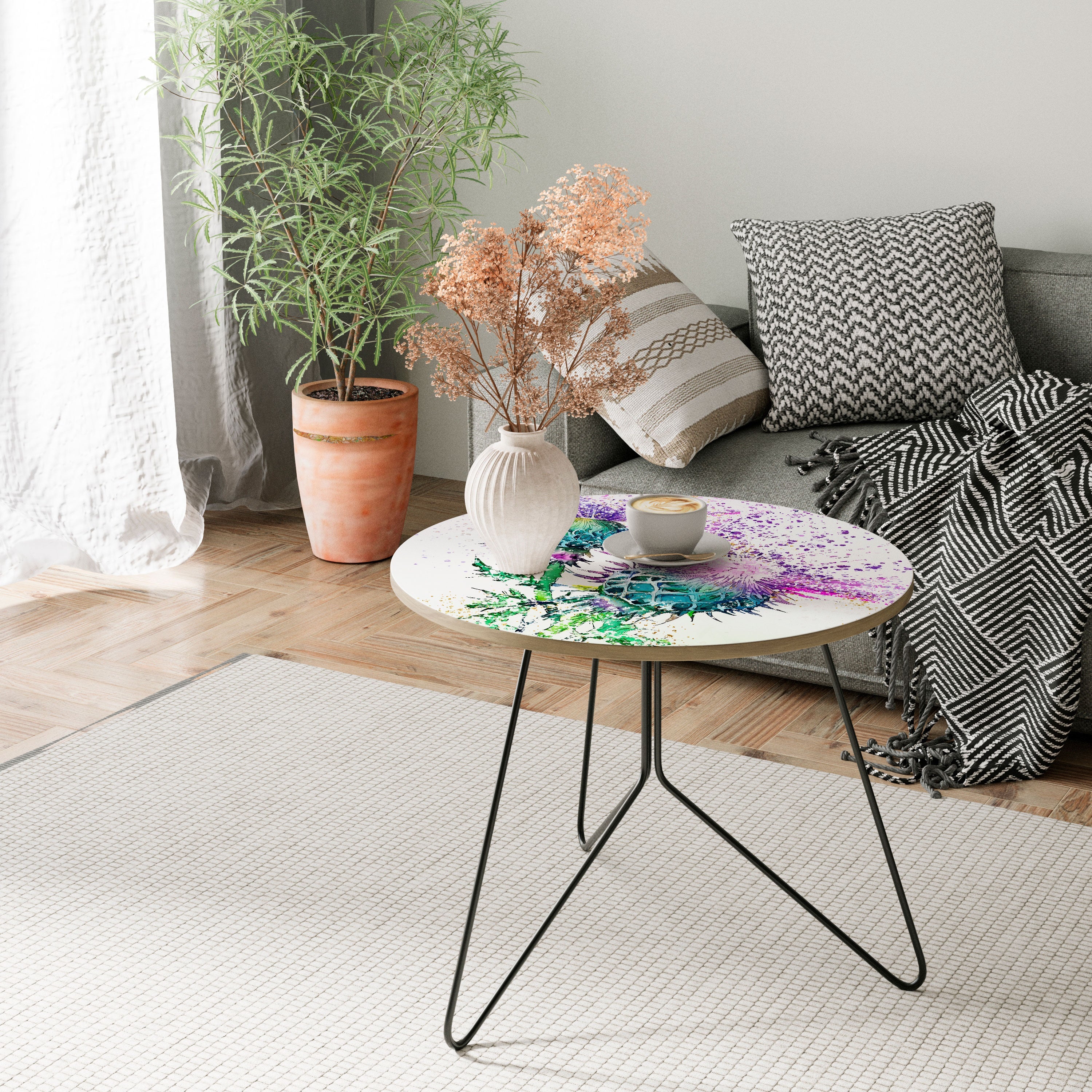 COLORFUL THISTLE DANCE Coffee Table 69