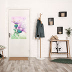 COLORFUL THISTLE DANCE Selbstklebendes Poster - Hochformat