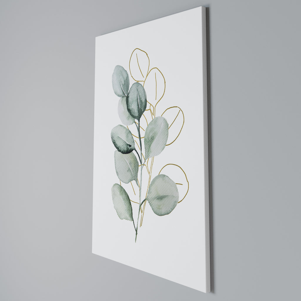 SILHOUETTES IN SOFT WATERS Vertical Canvas Print